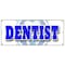 Signmission DENTIST BANNER SIGN dental false teeth no appointment cleaning dds B-120 Dentist - alternate 1